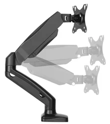 Full motion adjustable Space saving Computer Stand Gas Spring Arm Desk Laptop monitor Wall Mount