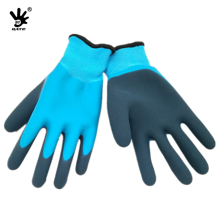 Winter Keep Warm double Rubber Coated Gloves