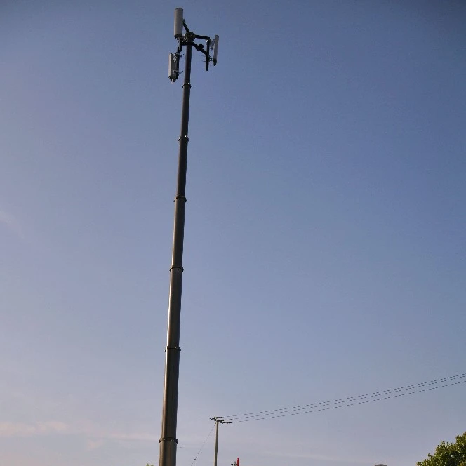 Pneumatic telescopic mast heavy  radio antenna mast tower