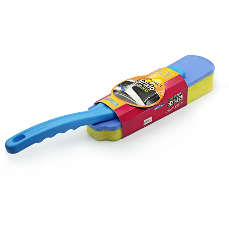 Long handle car cleaning pu sponge with handle