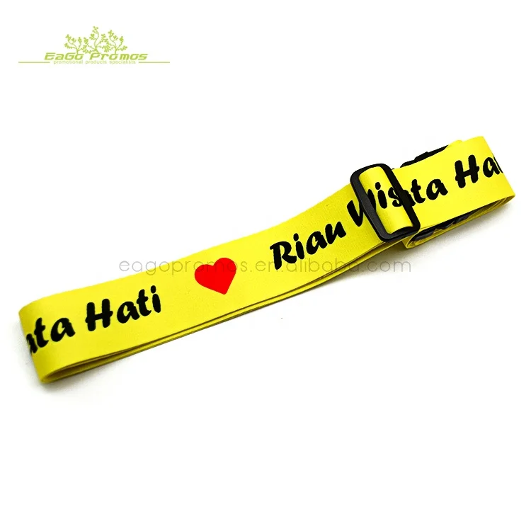 2022 2023 Adjustable Travel Luggage Strap Sublimation Custom Design Lock Belt with Num Lock