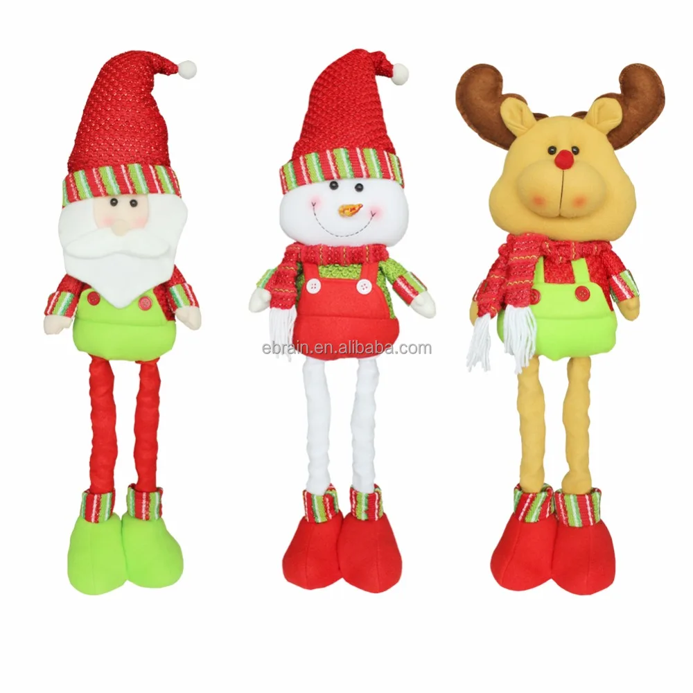 Hot Sale Big Size Christmas Long Legs Dolls Lively Christmas Dolls Personalized Flexible Standing Doll Christmas products