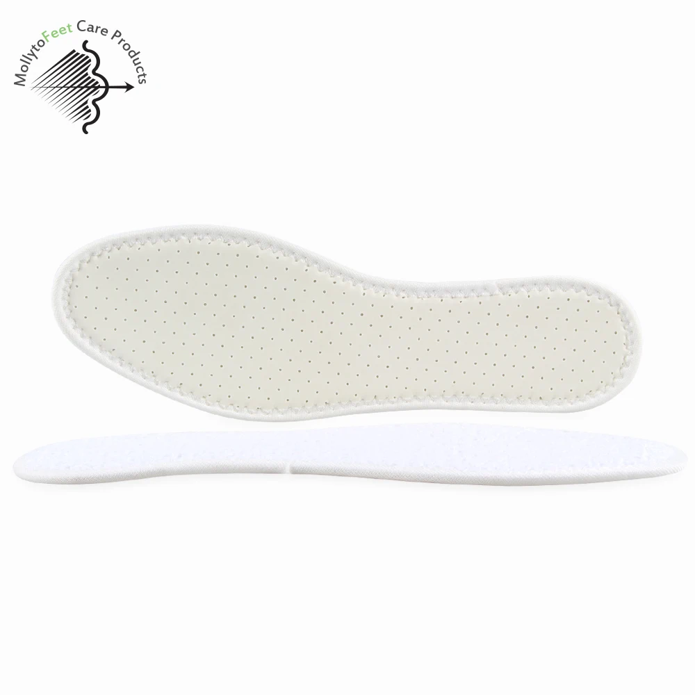 Washable Summer Pure Cotton Terry fresh Barefoot Insole
