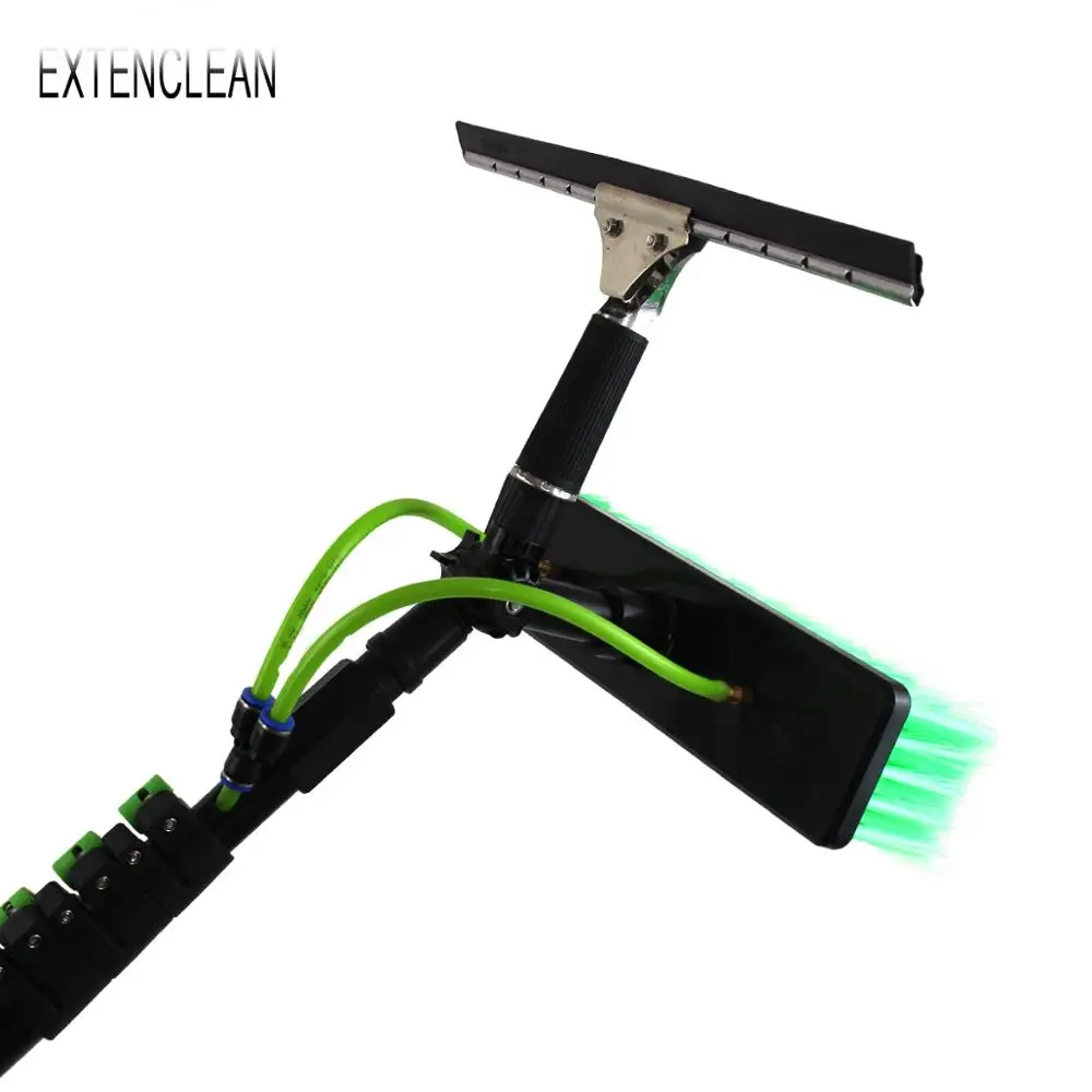 Extenclean pure water fed pole window cleaning system window cleaning telescopic pole