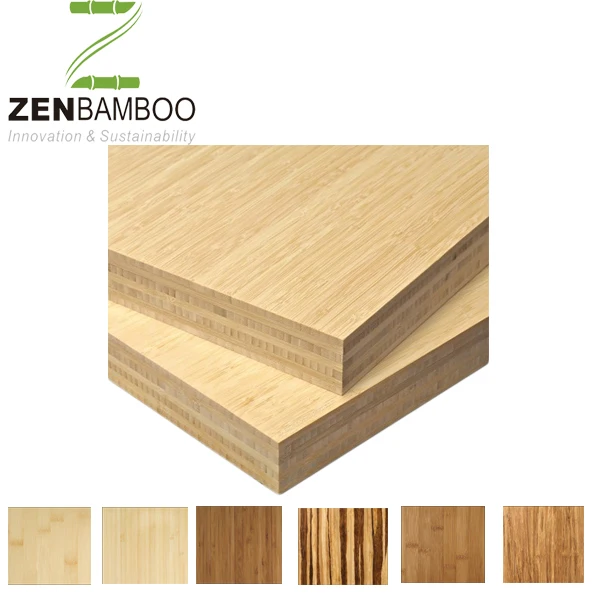 12mm Thick Vertical Ceramel Bamboo Plywood For Kitchen Counter