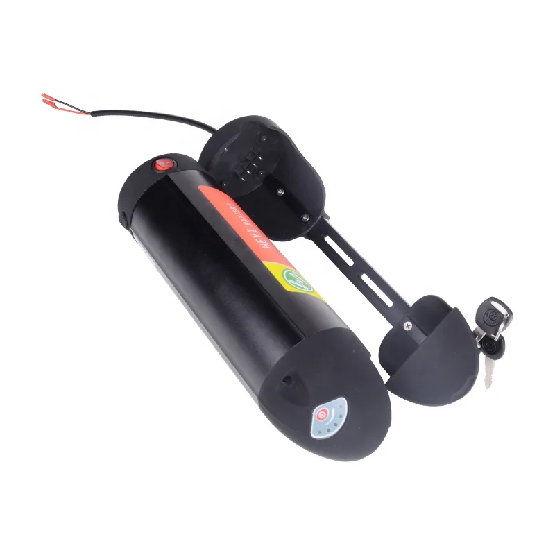 Hot sale black color 36 volt 10Ah 12.5Ah lithium batteries pack  water bottle ebike 36v battery electric bike
