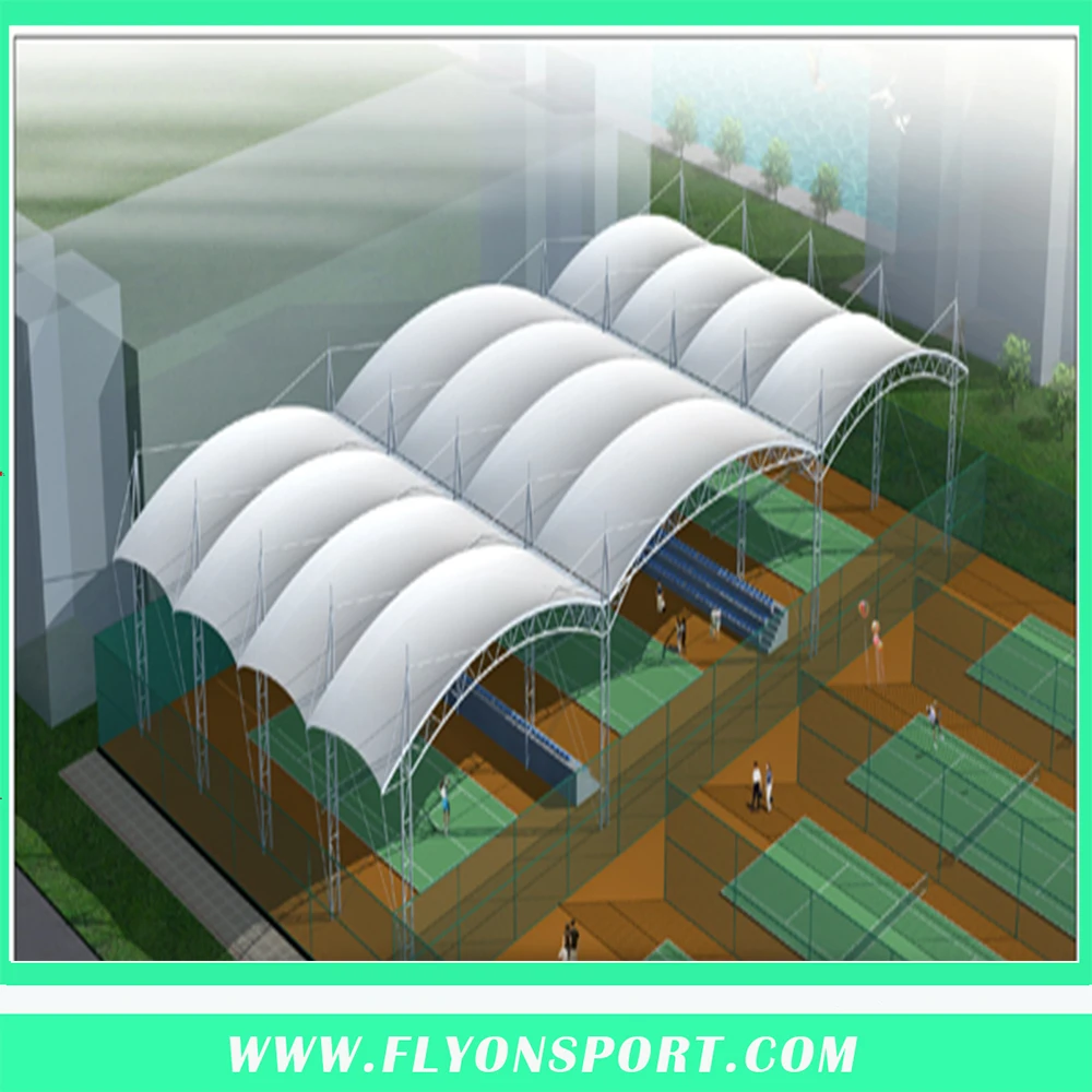 Etfe растяжение мембраны конструкция крыши, автомобиль парковка пролить, автомобилей тент палатки