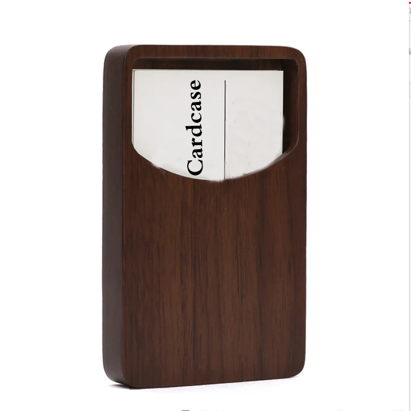 Handmade custom business card caseholder and wood card holder