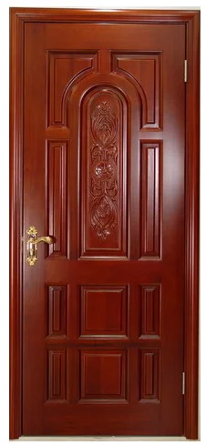 Factory supply semi solid wooden door with competitive price