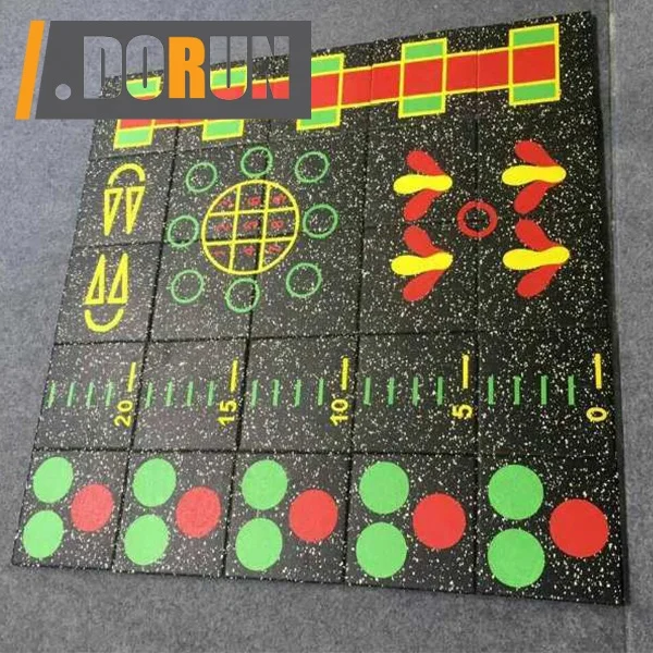 Резиновая напольная плитка для тренажерного зала, водонепроницаемое напольное покрытие