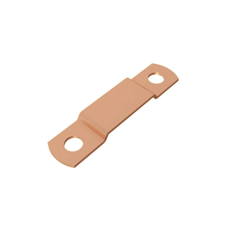 Custom copper battery contact leaf spring plate