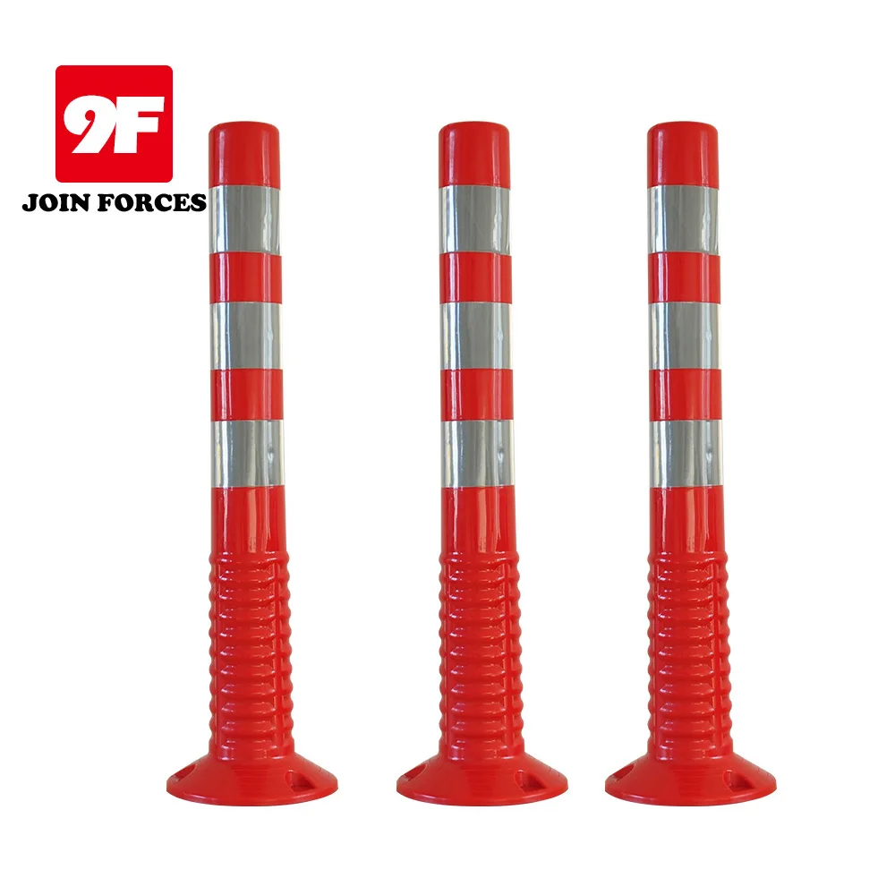 9F TPU Road Safety Spring Back Flexible Posts