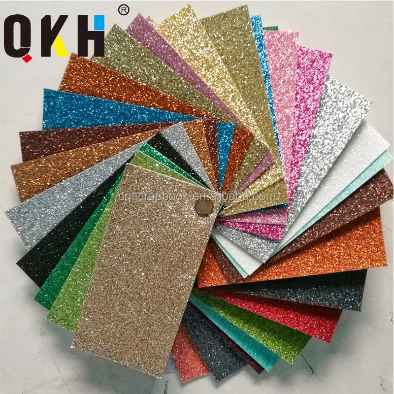 Factory design wholesale glitter cardboard on stock