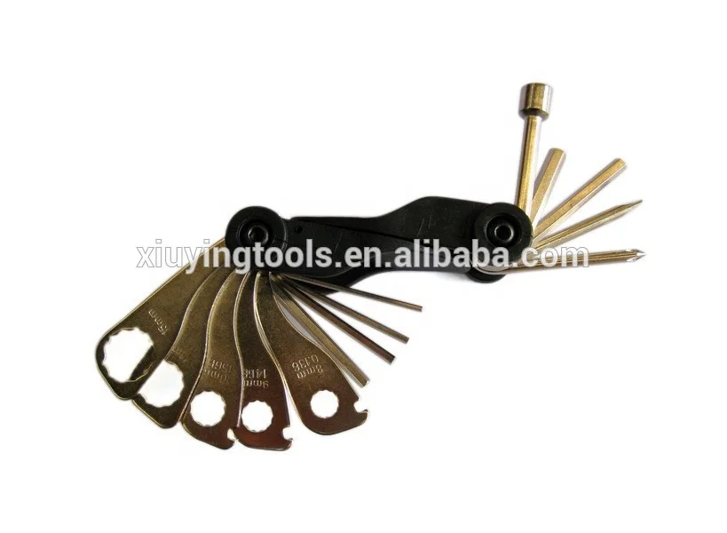 13 шт. набор складных шестигранных ключей с отверткой, светодиодной подсветкой, набор инструментов для ремонта велосипеда шестигранный ключ