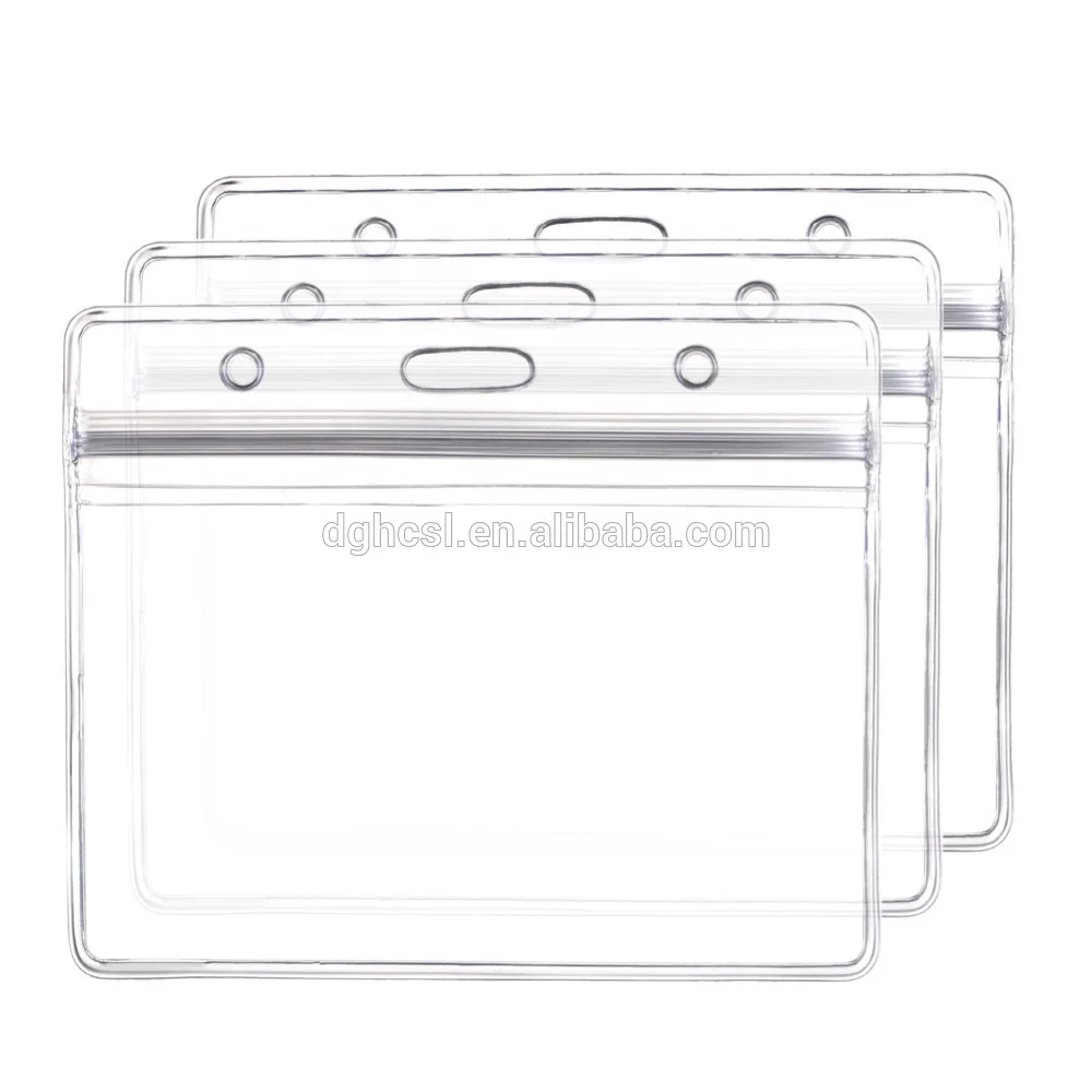 
Huacheng Customized Transparent PVC Card Holder 