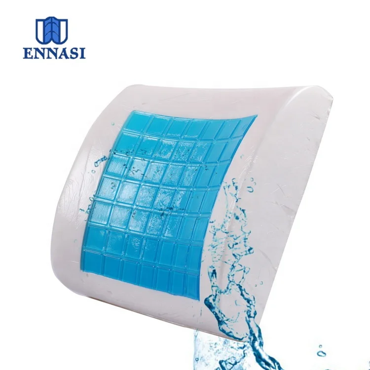 High Quality Cooling Gel Memory Foam Lumbar Back Support Cushion