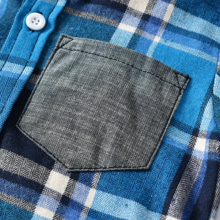 Новинка 2020, одежда для мальчиков, клетчатая синяя рубашка, джинсы, стильная одежда, костюмы для маленьких мальчиков, комбинезоны, брючный костюм для мальчиков