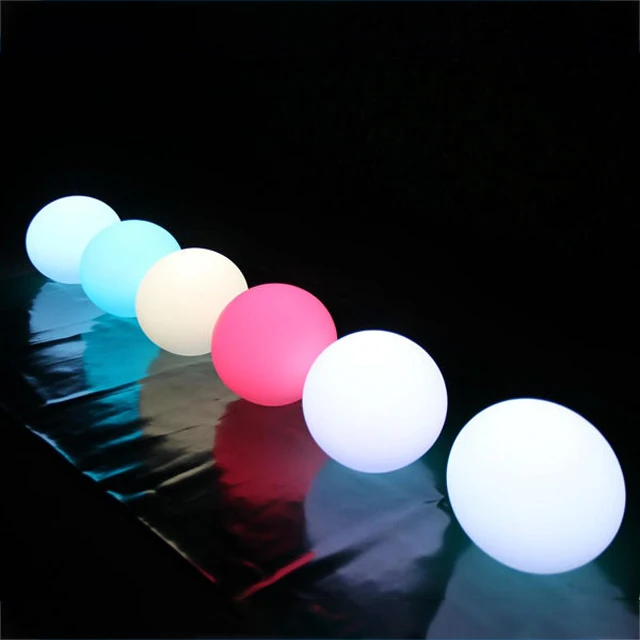 CE approval waterproof LED lighted glowing ball / magic flashing outdoor LED light spheres