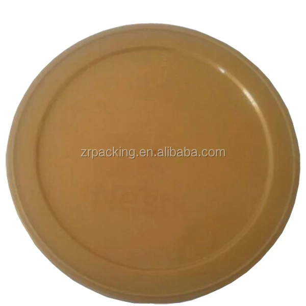 Custom Sizes Different Color PE Plastic Material Paper Tin Can Lids