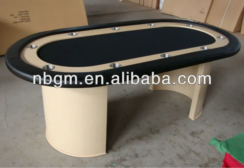 
96x42 Inch Wooden Legs Poker Table 