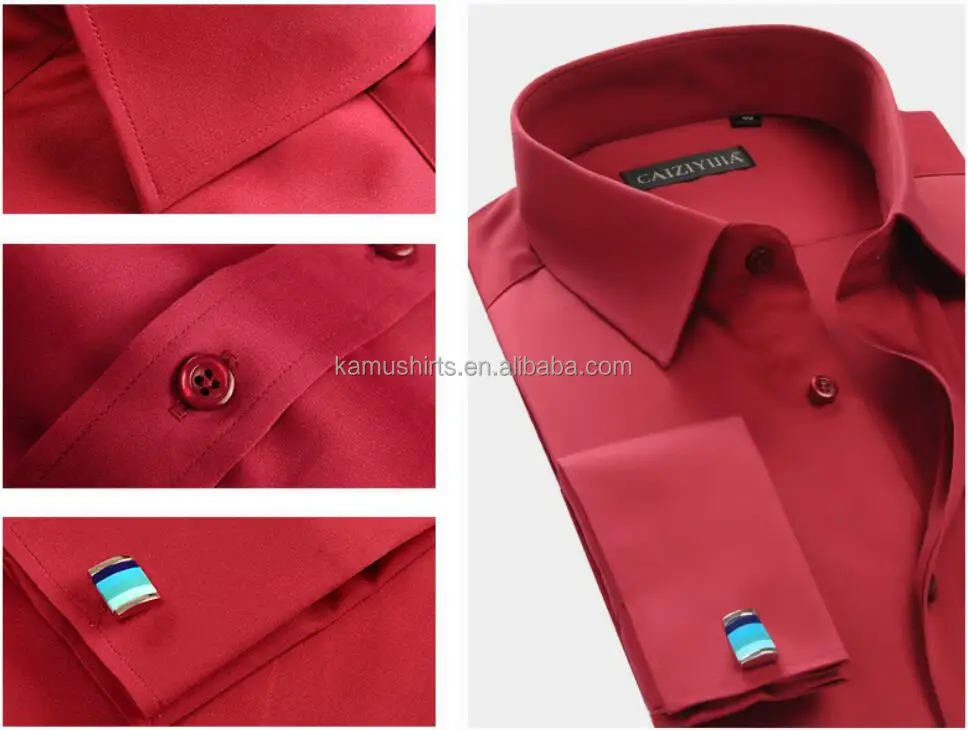 Индивидуальные профессиональные хлопковые однотонные мужские рубашки оптом