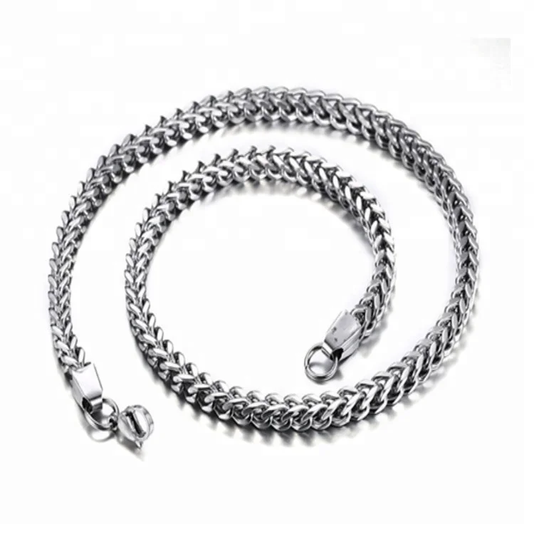 Wholesale 316l stainless steel 18k italian gold franco chain