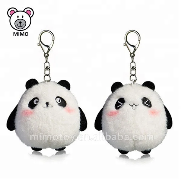 Various Stuffed Animal Head Plush Toy Dog Keychain / Keyring With Hat LOW MOQ Wholesale Mini Soft Plush Christmas Dog Keychain