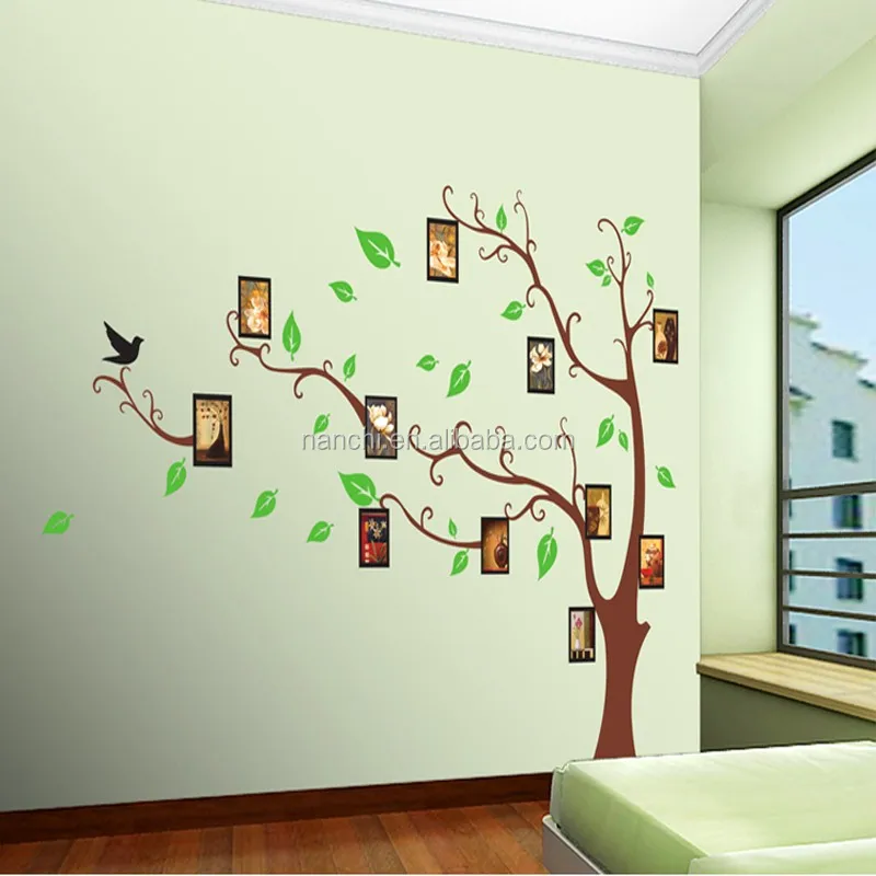 Big Tree photo kids Removable vinyl wall stickers for kids rooms home decor decals WaLL mural stickers on the wall 120*170cm