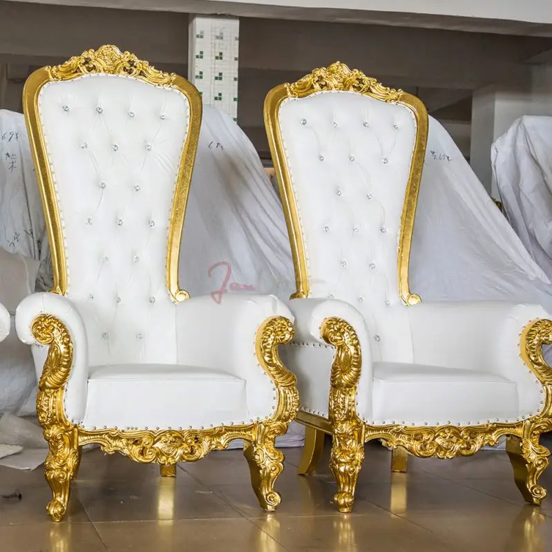 2017 Wholesale Regal Baroque Queen Throne King Chair