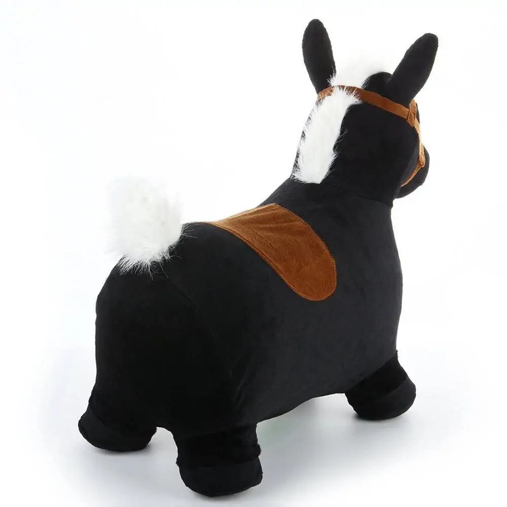 Directly Factory Horse Inflatable Bouncing Animal Toy With Clothes
