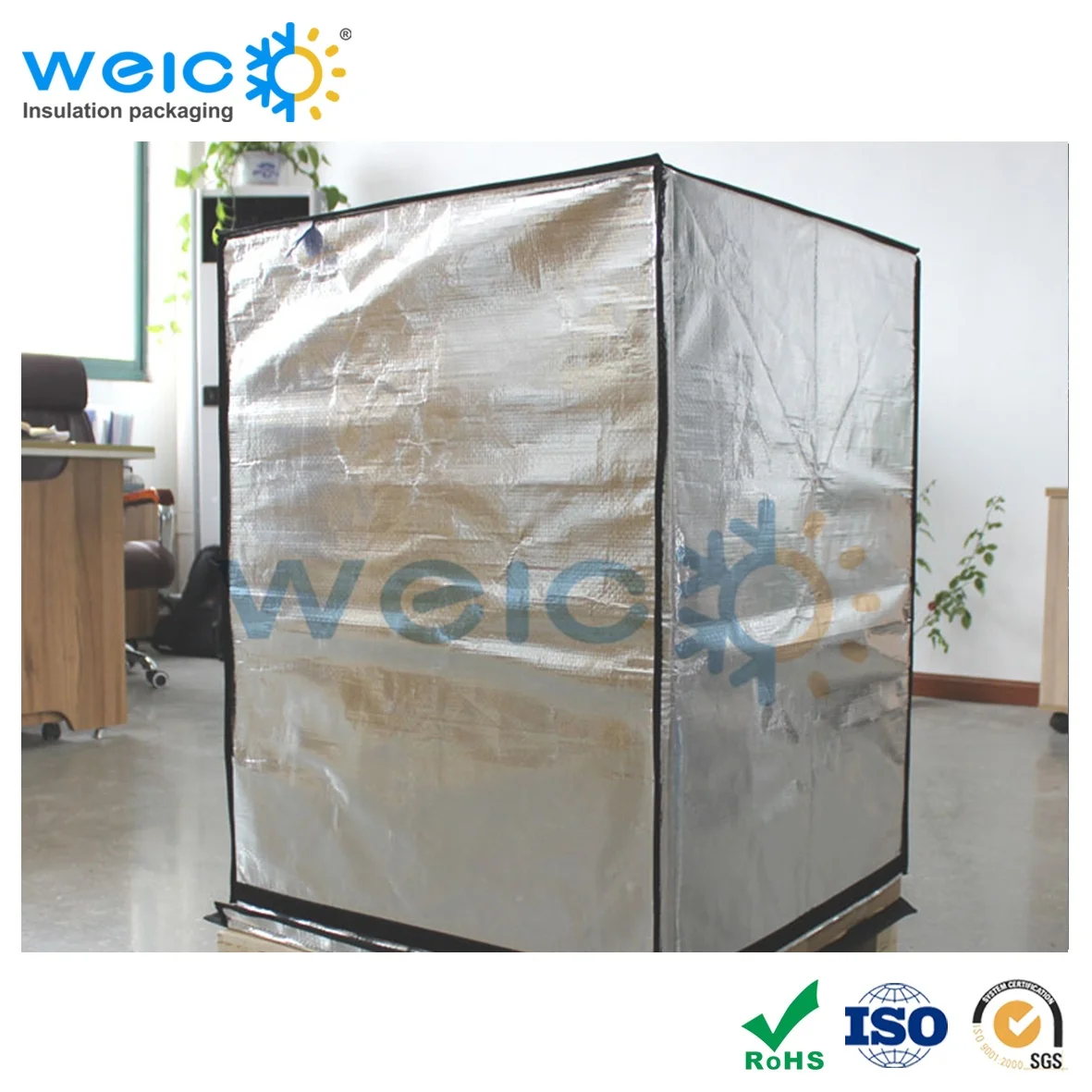 Double-sided Aluminum Foil Bubble Thermal Insulated Heat Reflective Pallet Cover