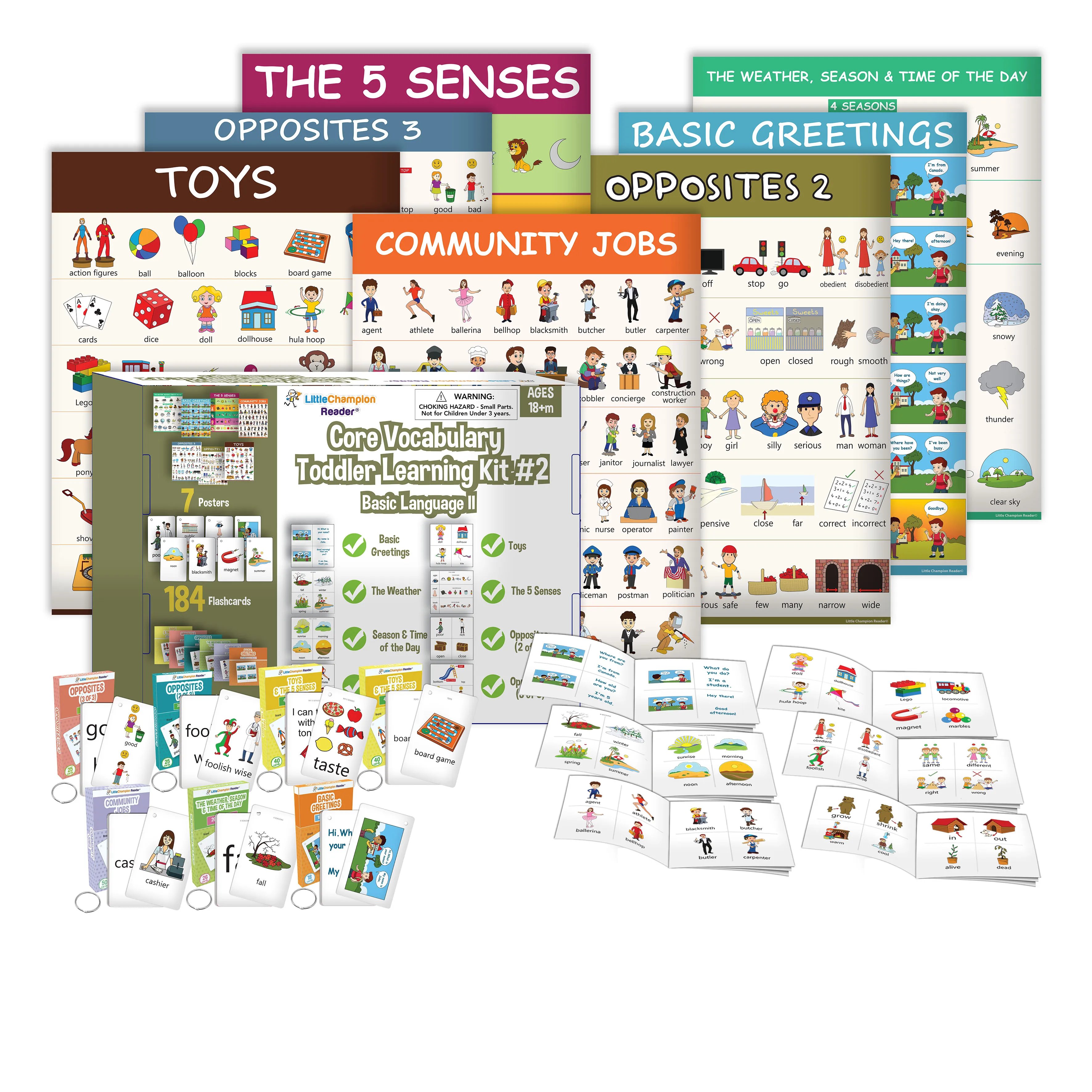 Core Vocabulary Toddler learning Kit- LANGUAGE BASICS II