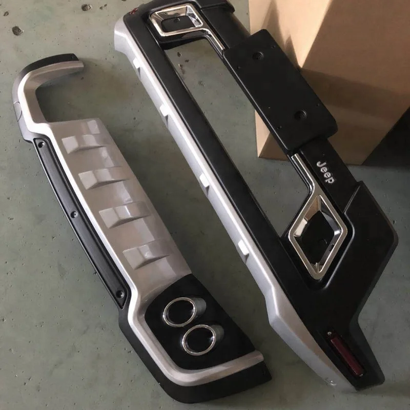 High quality car accessories front & rear bumper protector for jeep Compass 2017