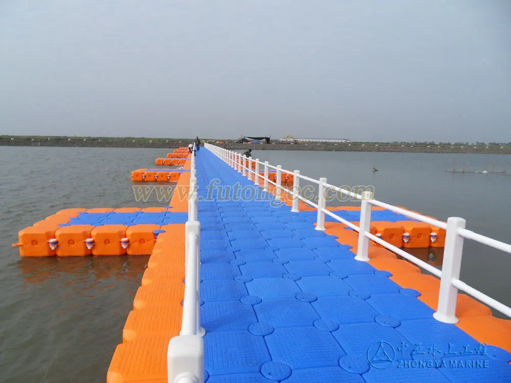 plastic floating pontoon platform