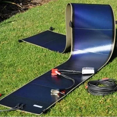 70W/75W rollable amorphous silicon thin film flexible solar panel for RV boats marine