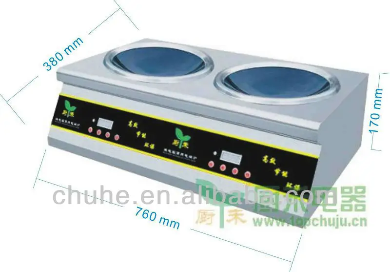 
Double 2 burner industrial electric desktop stove with table top design 