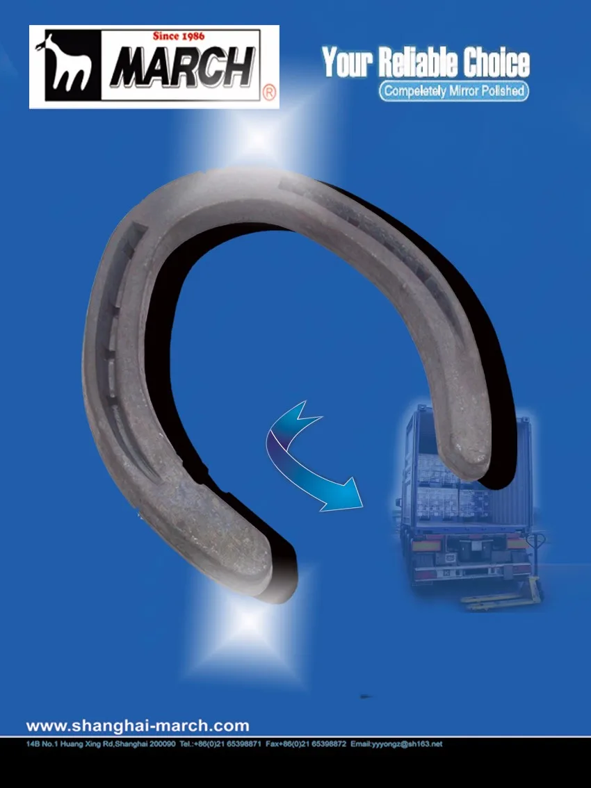 
March steel horseshoe factory horse saddle 