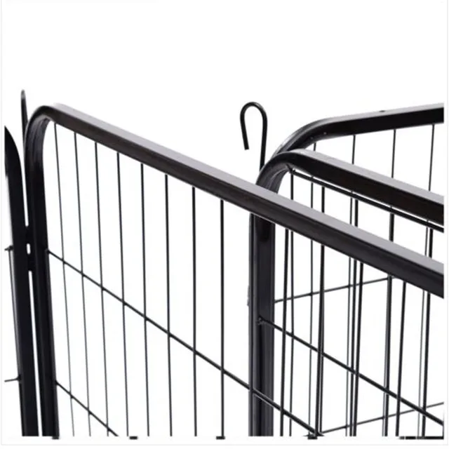 125cm length pet rabbit guinea pig dog puppy play pen metal hutch cage