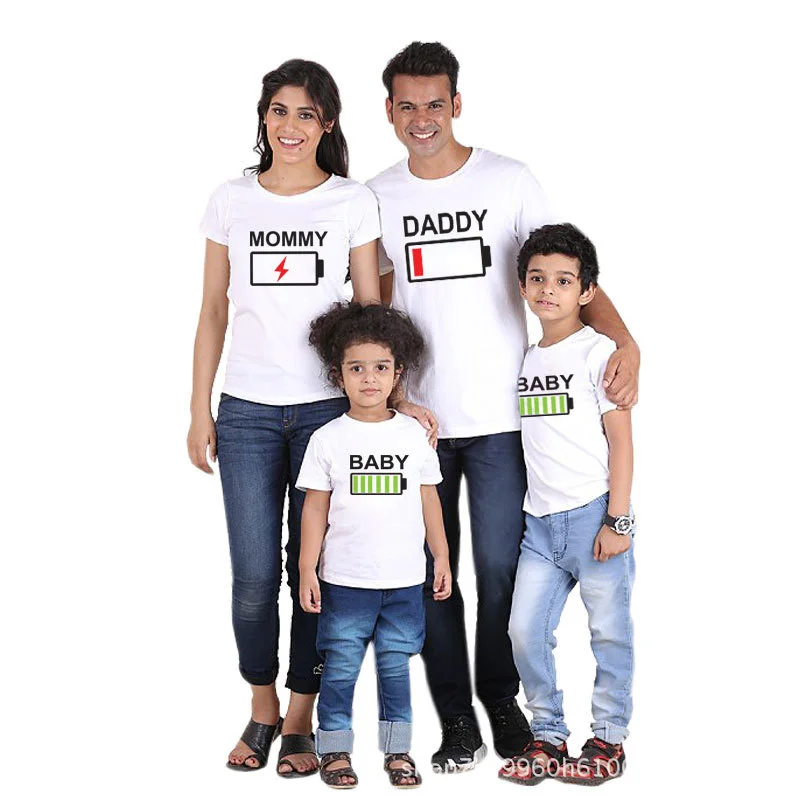 Family Matching Outfits 2020 Summer Fashion T-shirt Outfits Mother And Daughter Shirt Father and Son Baby Boy Girl Set