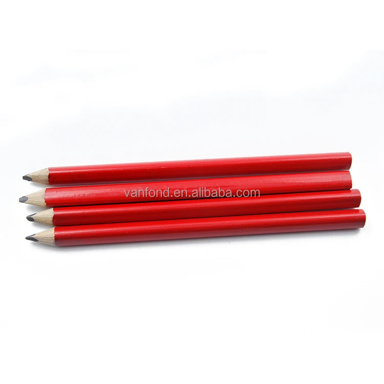 Carpenter Pencil Wholesale Promotional Triangle Shaped Jumbo Wood HB Standard Pencils Black LOOSE