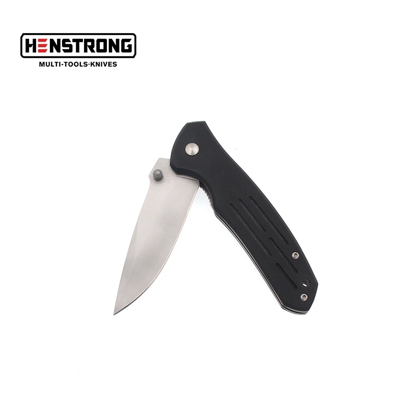 Wholesale Knives China Personalized G10 Handle Outdoor Camping Survival Folding  Pocket Knife
