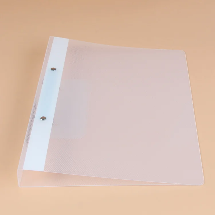 PP envelope documents plastic clear file folder folding with lock