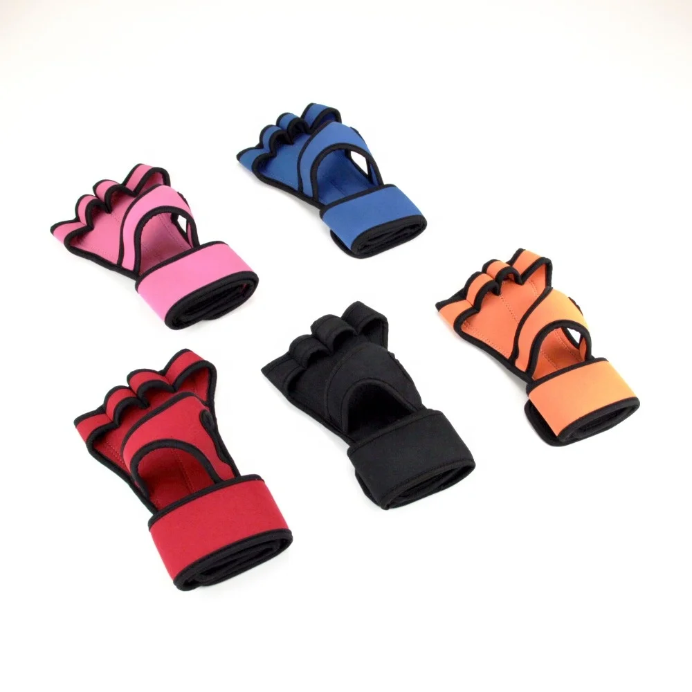 Fitness Workout Neoprene Padded Weight Lifting Gloves With Wrist Support for Gym,Sports,Weightlifting,Cross Training Hand Grip