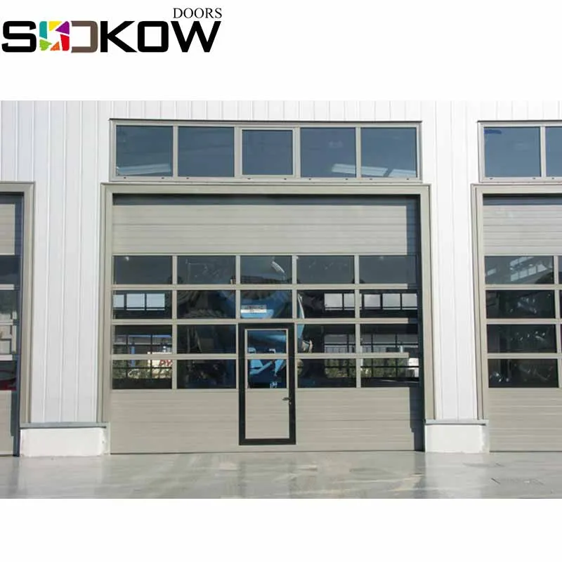 china supplier aluminum panel warehouse door steel door prices