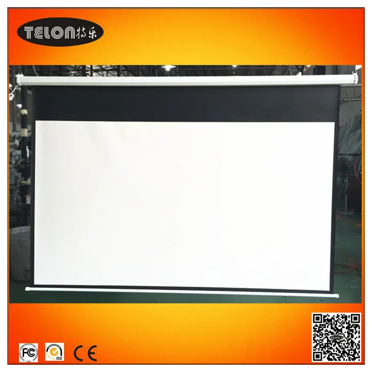 Электрический экран TELON с матовым белым
