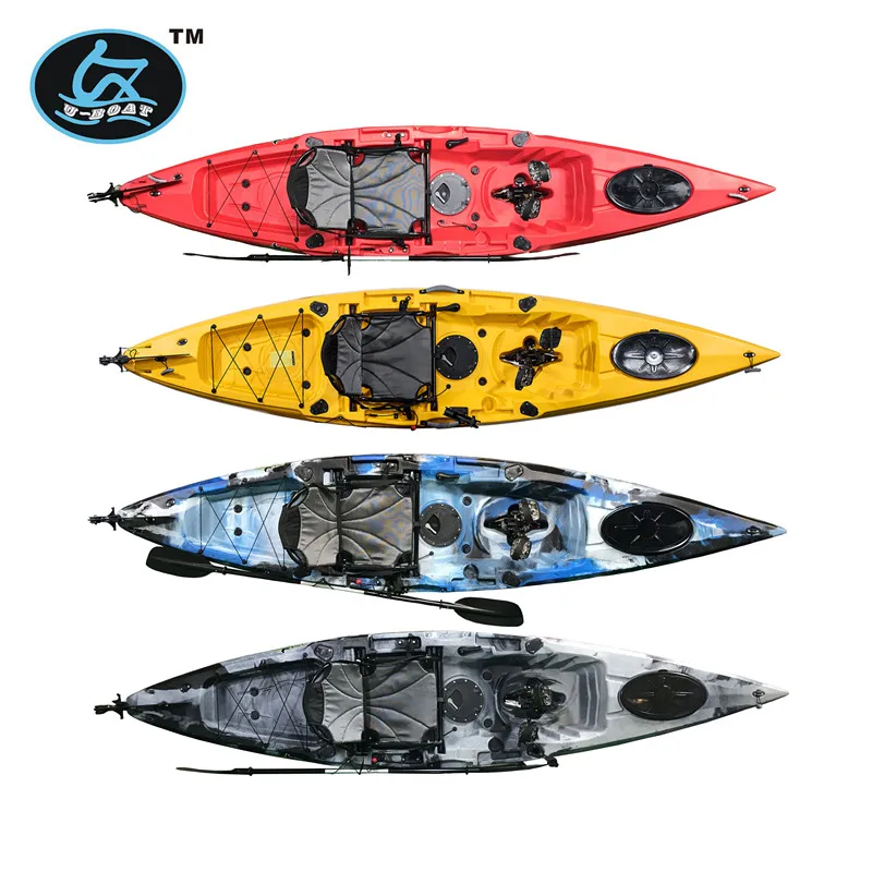 NEW designed pedal drive single fishing kayak fishing boat for your interested