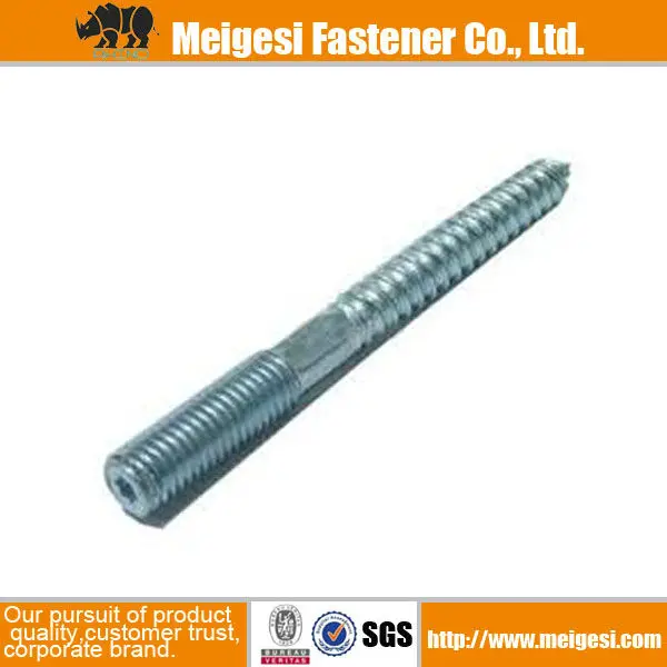 Double Threaded Tapping Screw Wood to Metric Thread Hanger bolt
