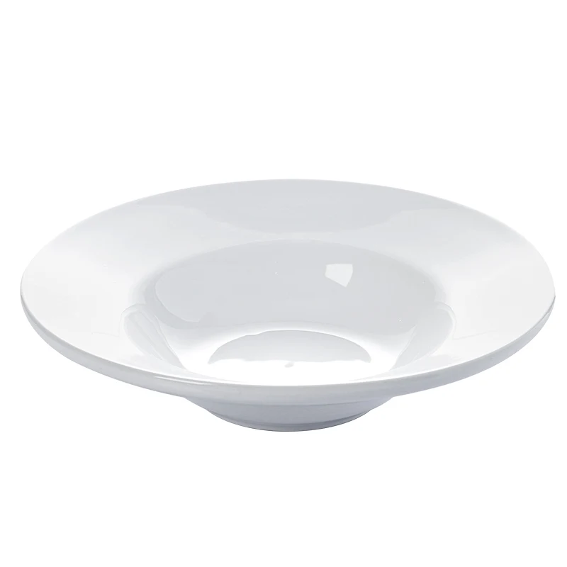 Manufacturer Wholesale Low Price Hotel Restaurant White 8.75 Inch Ceramic Porcelain Pasta Bowl>