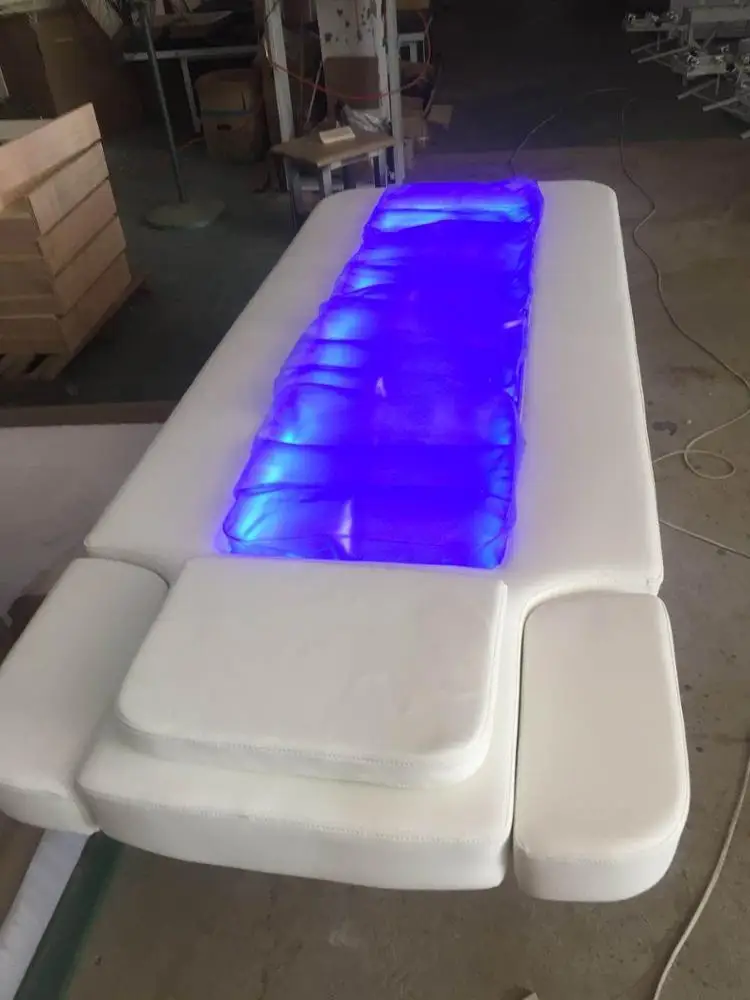 2018 luxury electric water massage bed facial table water spa bed