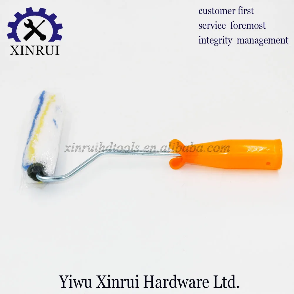plastic handle adhesive Sheepskin industrial Wool Paint Roller Brush